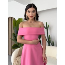 Concon Moda Silvain Madonna Midi Boy Elbise
