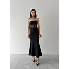 Concon Moda Romantica Dantel Detay Elbise
