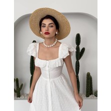 Concon Moda Fisto Midi Elbise