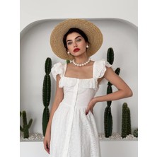 Concon Moda Fisto Midi Elbise