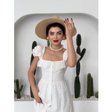 Concon Moda Fisto Midi Elbise