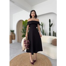 Concon Moda Silvain Madonna Midi Boy Elbise