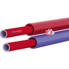 Plastherm Yerden Isıtma Borusu 16*2 mm Kılıflı Pe-Rt Boru Oksijen Bariyerli (Kırımızı) (160M)