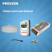 Provzen Hıkvısıon Colorvu Gece Renkli 15 Kameralı Set 1 Tb HDD