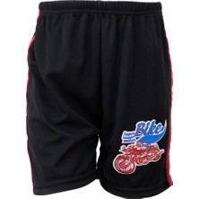 Oppland Erkek Çocuk Şortu 8-9-10 Yaş Baskılı Model Beli Lastikli ve Bağcıklı Rahat Kesim