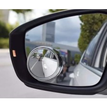 Herşey Fırsat Oto Kör Nokta Aynası Çerceveli 2 Adet Gümüş Renk