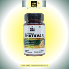 Aura Matri Shatavari Hint Kuşkonmazı (Asparagusracemosus) | 500MG, 90 Kapsül Bitki Bazlı Östrojen Kaynağı