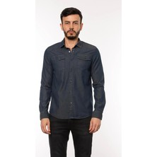 Cazador Erkek Kot Gömlek Caz 2705 Lacivert
