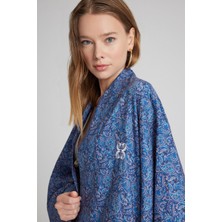 Christina's Storm Turquoise Paisley Limited Edition Kimono