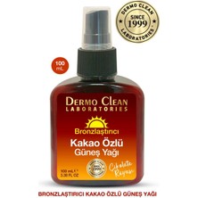 Dermo Clean Kakao Özlü Bronzlaştırıcı Güneş Yağı 100 ml + Neocure Gold Vücut Simi 100 ml