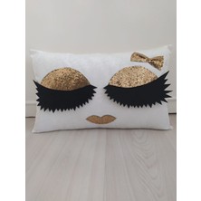 Yılmaz Home Kadife Kirpikli Kırlent Kılıfı