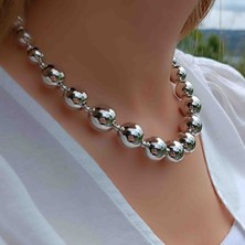 Humer Accessories Koton Model Çelik Top Kolye