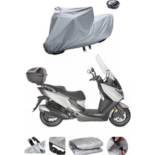 Wovex Kymco Xtown 250 Motosiklet Brandası Topcase Arka Çanta Uyumlu Branda