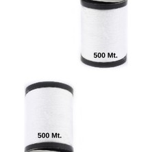 Woodhub 2 Adet Extra Sağlam Kuaför ve Dikiş Ipi 500METRE Kaş Bıyık Ipi Kopmayan Ip