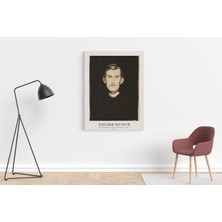 Pegziz Sanatsal Tablo Salon Duvar Dekorasyonu Edvard Munch Kanvas Tablo Cafe Dekor Modern Tablo