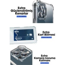 HANPORIUM Redmi Note 9S Kılıf Darbe Emici Köşe Korumalı Kartlıklı Cüzdanlı Silikon Kapak