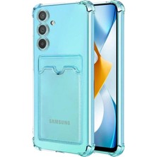 HANPORIUM Samsung Galaxy A55 Kılıf Darbe Emici Köşe Korumalı Kartlıklı Cüzdanlı Silikon Kapak