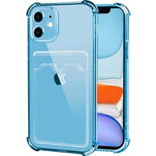 HANPORIUM Apple iPhone 11 Kılıf Darbe Emici Köşe Korumalı Kartlıklı Cüzdanlı Silikon Kapak