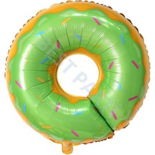 Best Parti Donut Folyo Balon Yeşil 80 cm