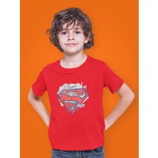 Stil-X Superman Baskılı Bisiklet Yaka Çocuk Tshırt