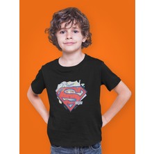 Stil-X Superman Baskılı Bisiklet Yaka Çocuk Tshırt