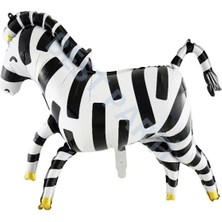 Rönesans Parti Hayvan Büyük Zebra Folyo Balon 92X70 cm