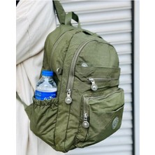 Çanta Trend Mega Çok Bölmeli Su Geçirmez Kumaş Okul Sırt Çantası