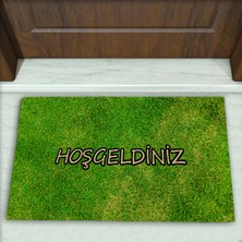 Çimen Desenli Dekoratif Kapı Önü Paspası No: 1030