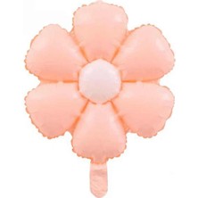 Rönesans Parti Papatya Folyo Balon Makaron Somon 77X66 cm