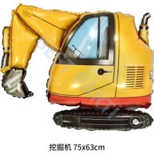 Rönesans Parti Taşıt Kepçeli Kamyon Folyo Balon 75X63 cm