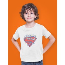 Stil-X Superman Baskılı Bisiklet Yaka Çocuk Tshırt