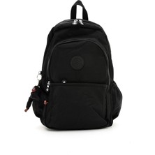 Çanta Trend Sanmorris Unisex Suya Dayanıklı Krinkıl Kumaş Çok Gözlü Büyük Boy Okul ve Sırt Çantası