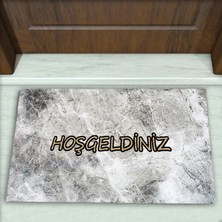Modern Desenli Dekoratif Kapı Önü Paspası No: 1002