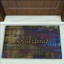 Modern Desenli Dekoratif Kapı Önü Paspası No: 1095