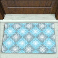 Colorix Carpet Geometrik Desenli Dekoratif Kapı Önü Paspası No: 1570