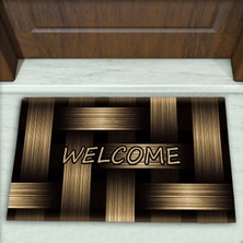 Colorix Carpet Hasır Desenli Dekoratif Kapı Önü Paspası No: 1837