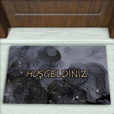 Colorix Carpet Modern Desenli Dekoratif Kapı Önü Paspası No: 1854
