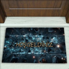 Colorix Carpet Modern Desenli Dekoratif Kapı Önü Paspası No: 1704