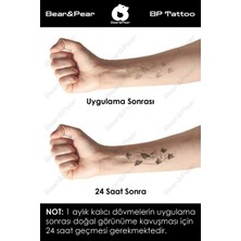 BP Tattoo 1 Ay Kalıcı Tattoo Gerçek Dövme Görünümlü Geçici Dövme