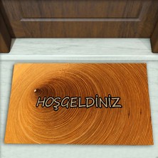 Klarnet Desenli Dekoratif Kapı Önü Paspası No: 1399