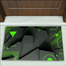 Geometrik Desenli Dekoratif Kapı Önü Paspası No: 1753