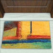 Colorix Carpet Modern Desenli Dekoratif Kapı Önü Paspası No: 1534