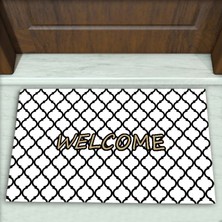 Colorix Carpet Geometrik Desenli Dekoratif Kapı Önü Paspası No: 1447