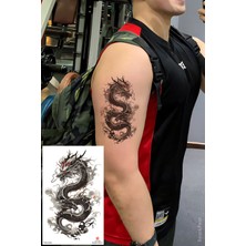 BP Tattoo Red Dragon Geçici Dövme Ejderha Modeli