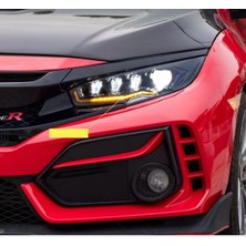 Honda civic fc5 fk7  ön far lambası ledli diamond model 3 lens 2016 / 2021