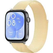 FirstModel Huawei Watch Fit 3,4,4 Pro Uyumlu Cırtlı Bant Kordon Pim Çevirici Aparatı ile Akıllı Pimli Pudra