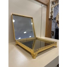 Plus Home Aynalı Kapaklı Çukulata Dekoratif Sunum