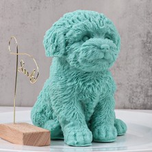 Hogart Design Büyük Teddy Köpek Mum Silikon Kalıp