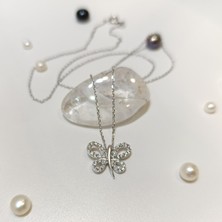 Altın Ofisi Kelebek Kolye 14 Ayar Altın 4K VİDEOLU