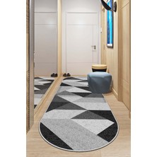 Lavita Home Makinede Yıkanabilir Kaymaz Taban Leke Tutmaz Oval Yolluk Ev Dekorasyonu Için Kesme Yolluk